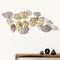 5.5ft. x 2ft. Scattered Metal Leaves Wall Art Decor